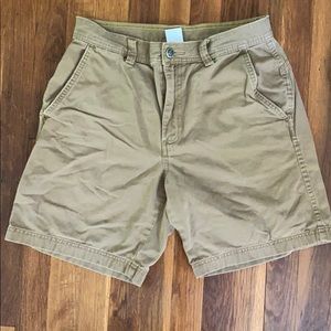 Khaki north face shorts